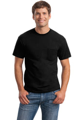 Gildan  - Ultra Cotton  100% US Cotton T-Shirt with Pocket.  2300